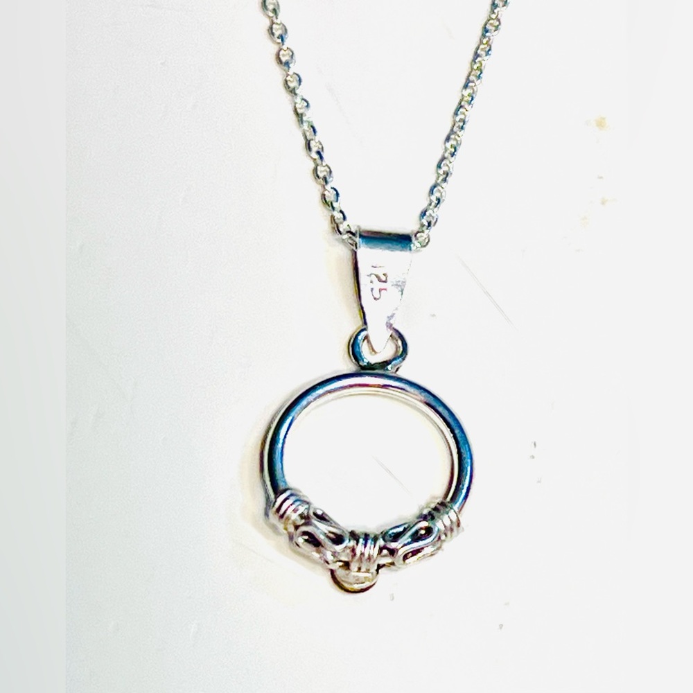 Mickey Mouse 925 Necklace With Ruby Red Austrian … - image 5